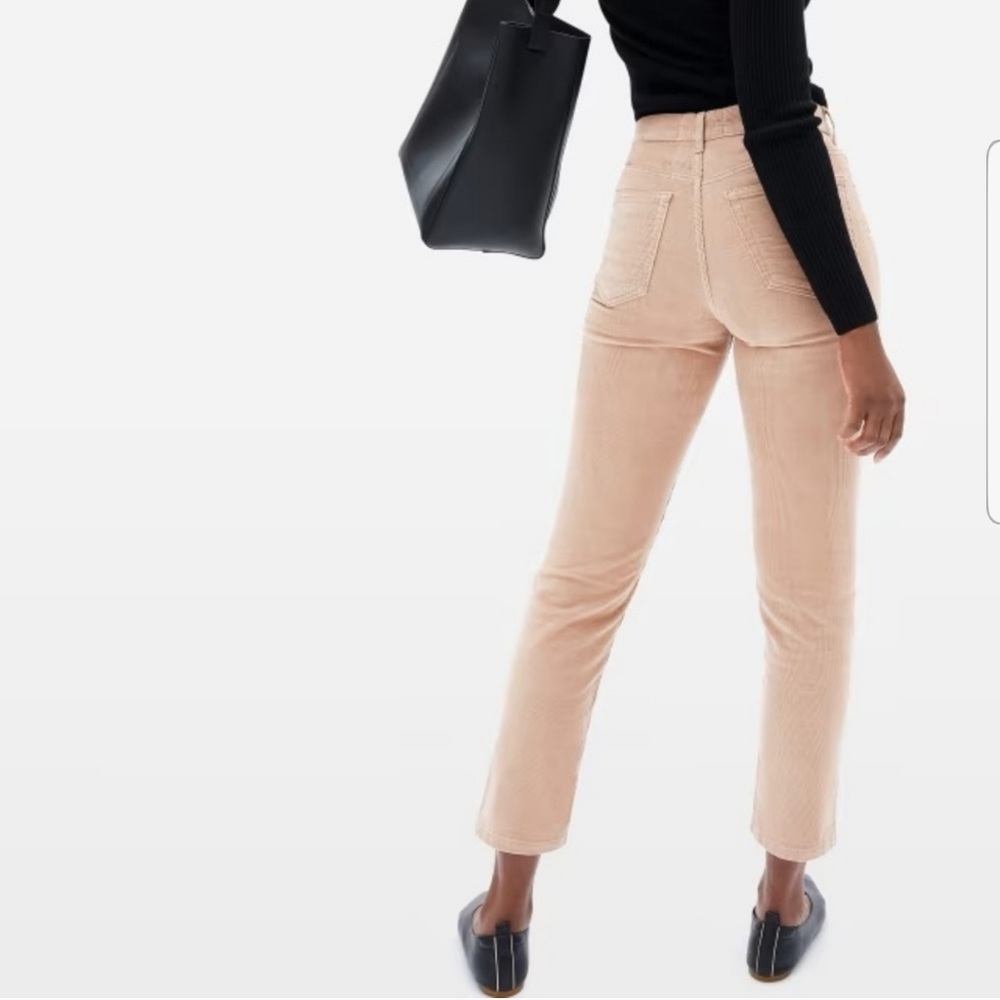 Everlane Pink Ankle Cropped Jeans
